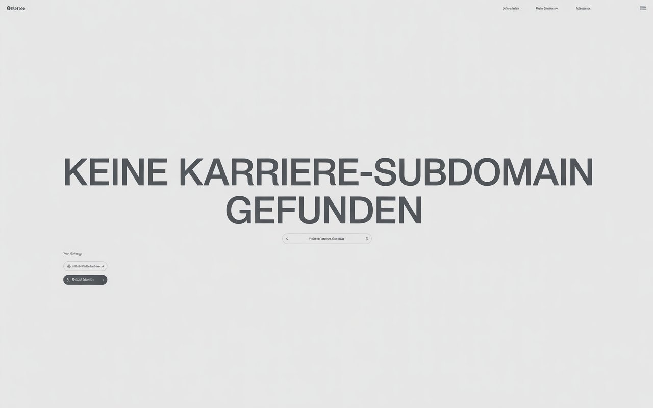 keine-karriere-subdomain-gefunden