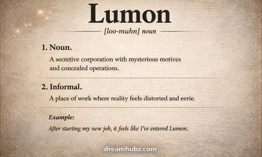 Lumon Meaning Explained Simply