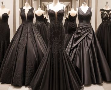 Black Wedding Dresses: A Bold Twist on Modern Bridal Elegance