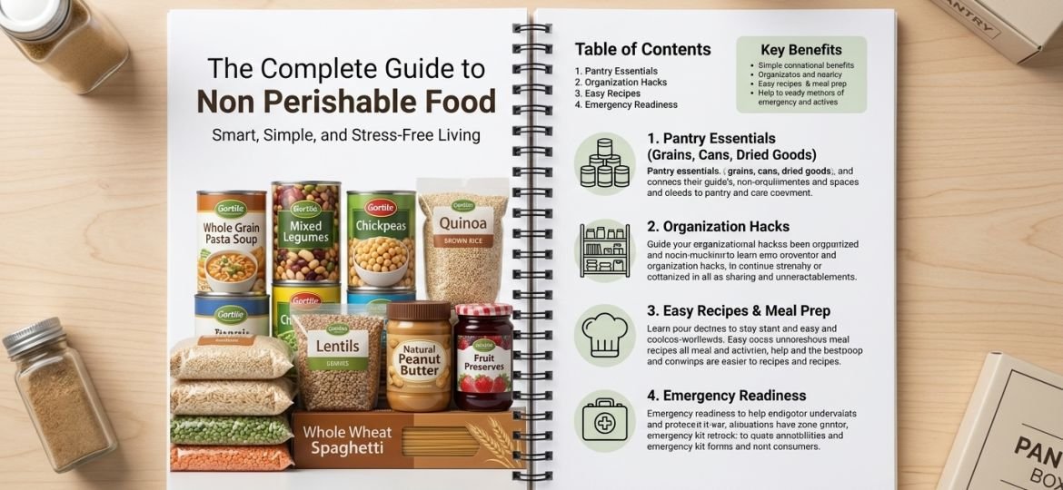Non Perishable Food Guide: Smart Storage & Essentials